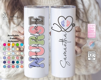 Personalized Labor and Delivery Nurse Tumbler: Nurse Appreciation Gift