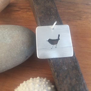Wren Charm - Sterling Silver