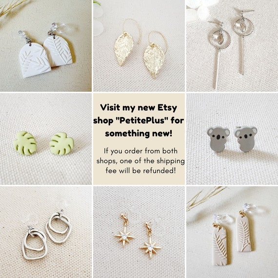 5mm White Glass Globe Invisible Clip on Stud Earrings. Simple