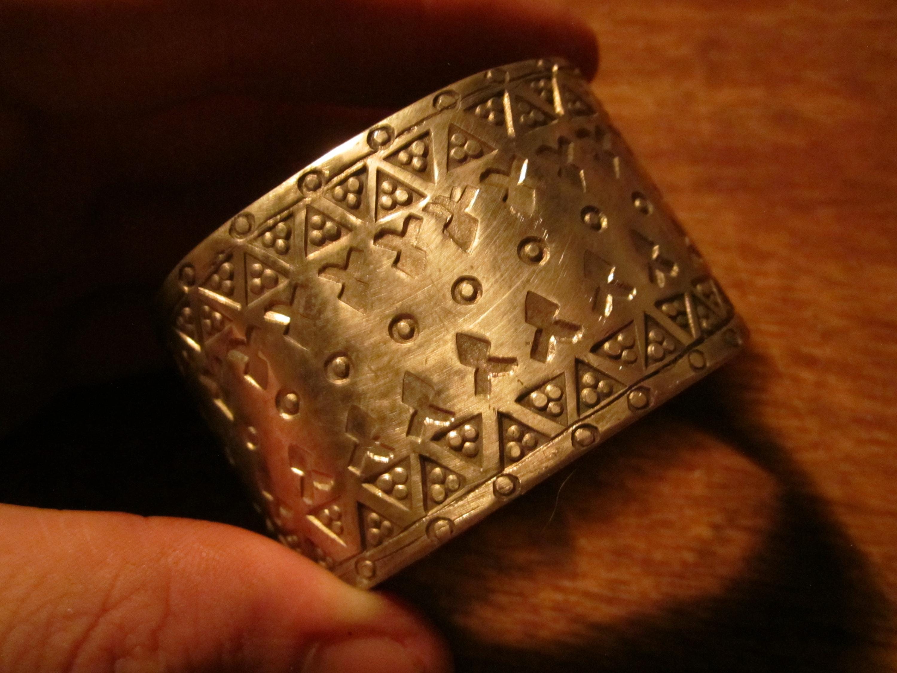 Sterling Silver Ingot Bracelet - Etsy