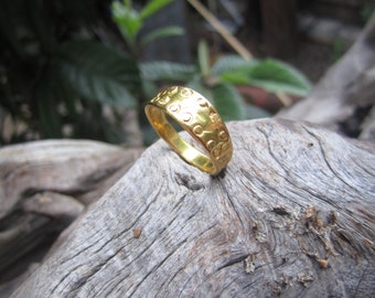 Anillo vikingo rombo de oro de 24 k