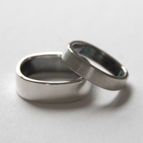 Modern Square Silver Band - Custom