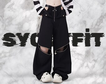 Baggy Pants Y2k Harajuku Clothes, Baggy Pant Oversize, Baggy Cargo Pants, Y2k Parachute Pant, Harajuku Pant, Cargopants