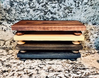 Wood Table Riser - Wood Pedestal - Rustic Wood Riser - Farmhouse Riser - Wood Tray - Rustic Wooden Tray - Riser - Fall - Wedding - Holiday