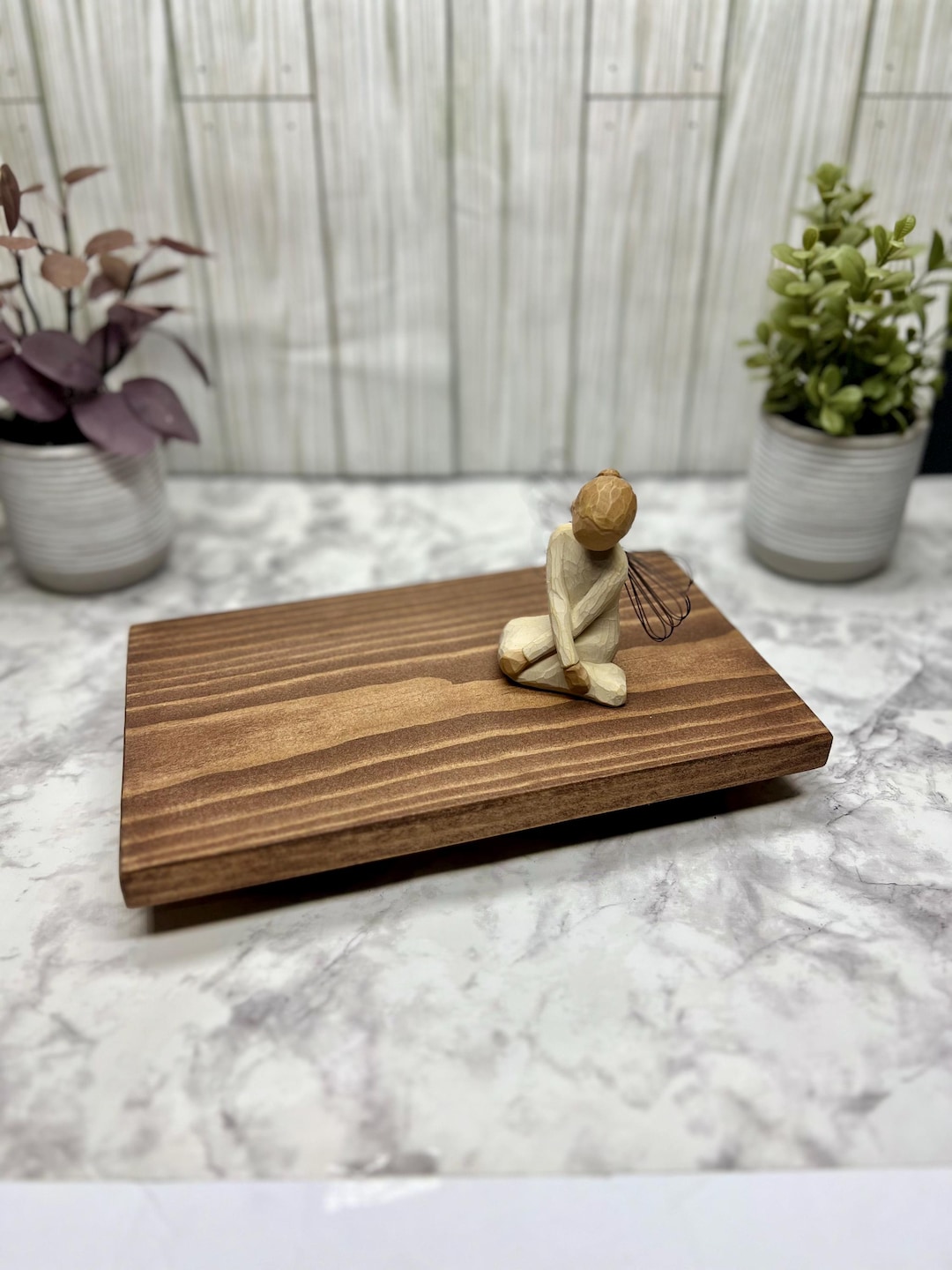 10x12 Inch Chestnut (D) Wood Table Riser - Wood Pedestal - Rustic Wood ...
