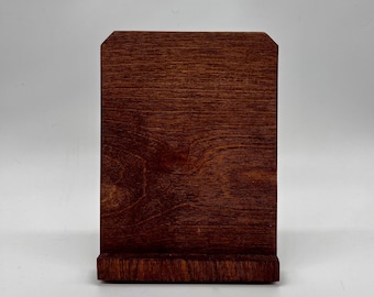 Wooden Picture Frame, Wooden Display,  Wooden Desktop Easel, Removeable Stand, Wooden Photo Stand, Picture Holder, Centerpiece Display