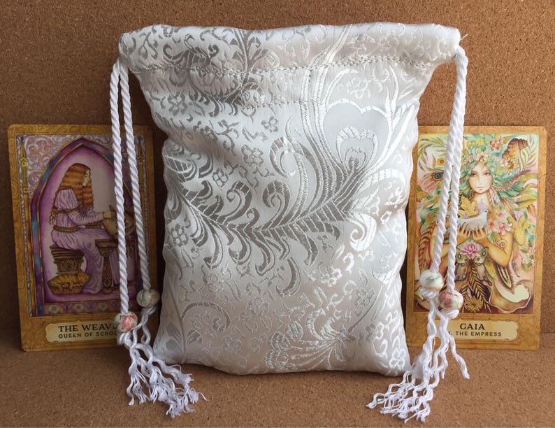Cinderella Wedding Brocade Drawstring Tarot Bag