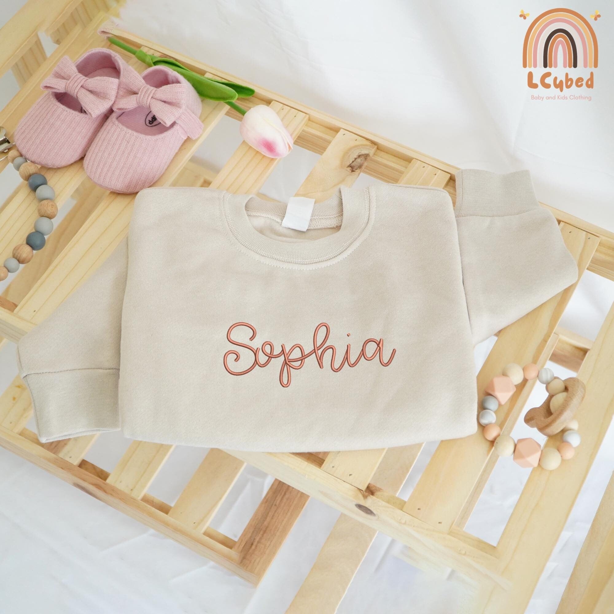 Embroidered Custom Kids Sweatshirt, Personalized Sweatshirt For Kids, Sweatshirts For Boys, Sweatshirts For Girls, Gift For Kids
