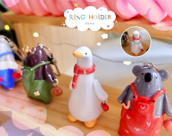 Goose Ring Holder: Valentines Day Gift