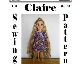 Claire Dress for Disney Princess & Me (ToysRUs) by Dolly Delicacies