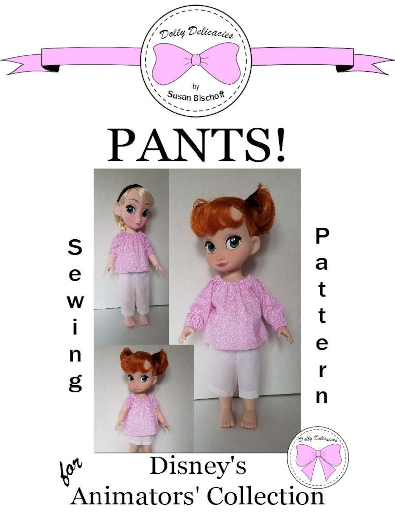 Simple Pants Sewing Pattern for Disney Animators' Etsy