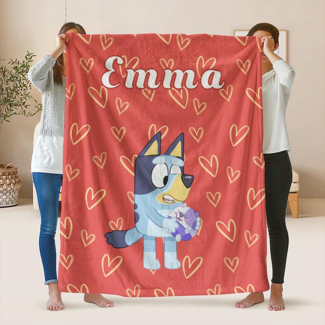 Artsadd Personalized Baby Blanket With Name - Custom Cow Print Fuzzy Throw For Kids, Toddlers, & Baby Gifts - View #9