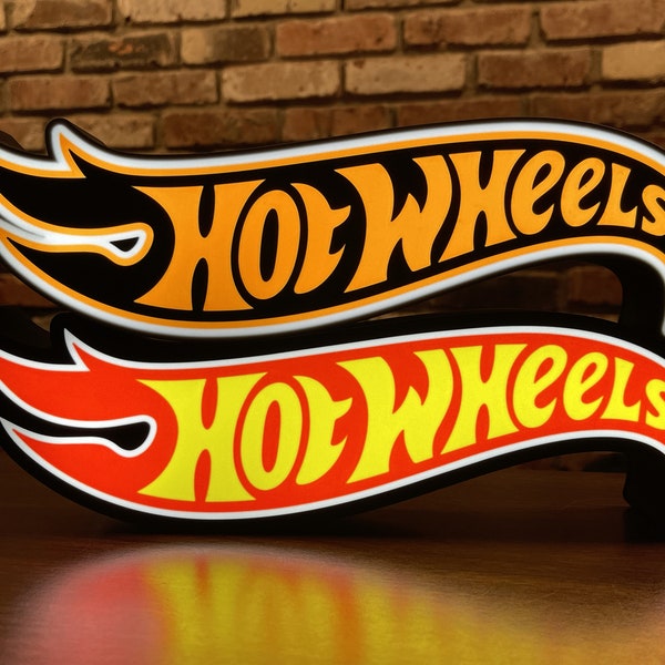 Hot Wheels  LED light box - any color custom request - message at time of sale