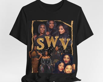 SWV ユニセックス ジャージ 半袖 Tシャツ