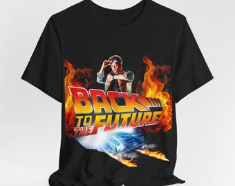 バック・トゥ・ザ・フューチャー ユニセックス ジャージー 半袖 Tシャツ