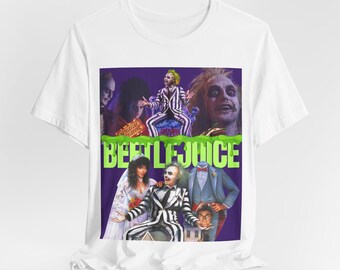 ビートルジュース ユニセックス ジャージー 半袖 Tシャツ
