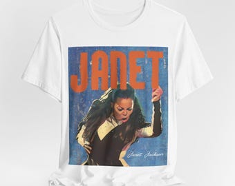 JANET ユニセックス ジャージー 半袖 Tシャツ