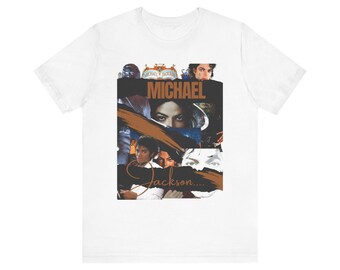 MJコラージュTシャツ｜レトロポップミュージックTシャツ　サイズは最大4Xまで