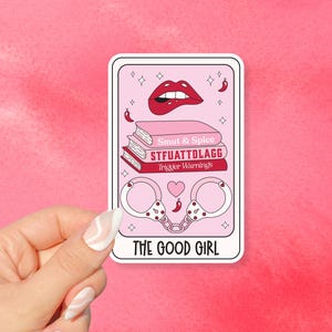 STFUATTDLAGG Tarot Aufkleber, Bücherwurm Aufkleber, Geschenk für Buchliebhaber, Kindle Sticker, Smutty Leseliebhaber Geschenk E-Reader