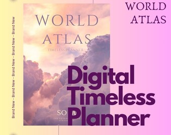 World Atlas - Digital Timeless Planner