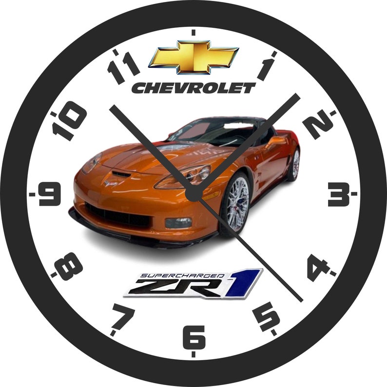 2009 Chevrolet Corvette ZR1 Wall Clock - Etsy