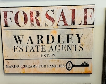 Fridge Magnet - Alton Towers -For Sale Wardley Estate Agents - The Curse of Alton Manor - 50 x 75mm