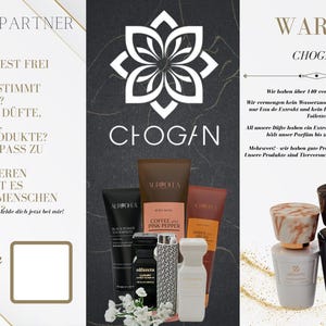 Modelli di volantini personalizzabili – Design pronti da stampare o da far creare – Materiale promozionale perfetto per i consulenti Chogan