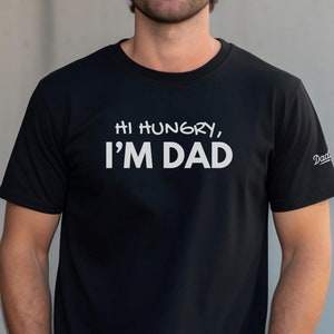 Ciao Hungry, sono papà, maglietta divertente con battuta sul papà, maglietta grafica per lui, regalo per papà, regalo per la festa del papà, maglietta umoristica per il marito