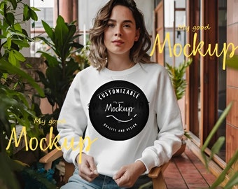 Mockups de Sudadera Blanca: Estilo y Comodidad a tu Medida, Sudadera en Blanco para Sublimación, Inspira y Vende con Confianza