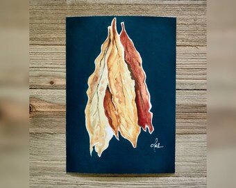 Tobacco 5x7 Watercolor Print