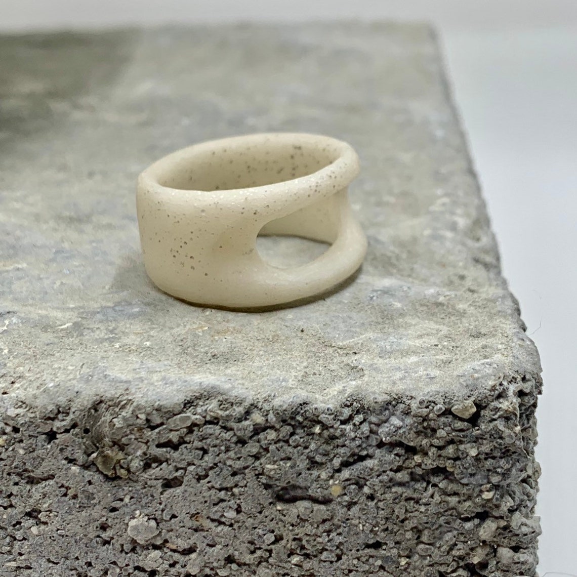 Simple carved resin band ring Etsy