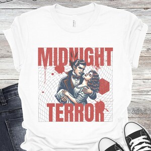 Midnight Terror Vampire Jersey Short Sleeve Tee