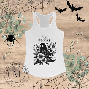 Pretty Spooky Women&#39;s Racerback Tank
