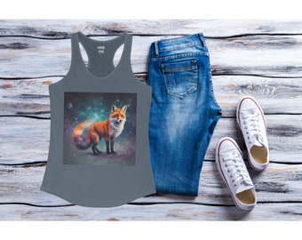 Space Fox Women's Racerback Tank