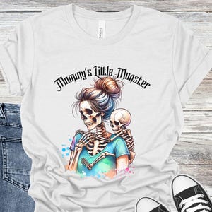 Mommy&#39;s Little Monster Unisex Jersey Short Sleeve Tee