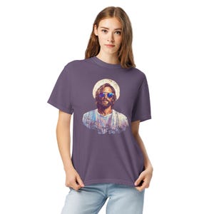 Swagger Jesus Shirt, Funny Christian Tee, Comfort Colors Shirt, Humorous Faith Apparel, Trendy Religious Gift, Cool Jesus Graphic T-Shirt