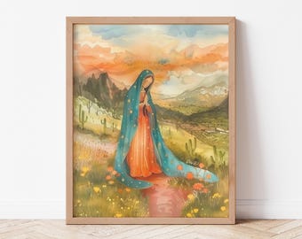 Our Lady of Guadalupe Framed Print: Catholic Marian Art