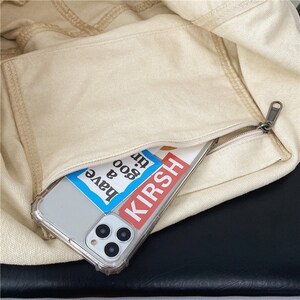 Canvas-Tasche für Damen und Herren Minimalistische Einkaufstasche Allzwecktasche Umweltfreundliche Umhängetasche Einfache Tasche Bild 8