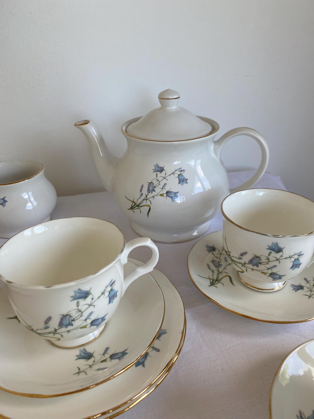 Beautiful Vintage Tea Set Pieces by Sadler in Their Wellington Harebell ...