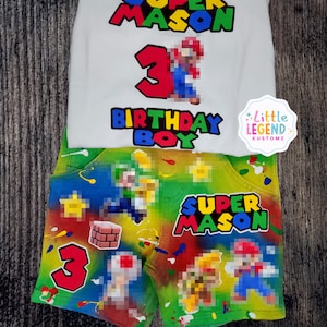 Custom birthday outfit boys&#39; kids&#39; denim girls (Any character/theme)