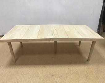 Wood table(22x43ınc)h:13 ınch boho table, wooden table, low foldable table,low table, boho picnic table,large garden table