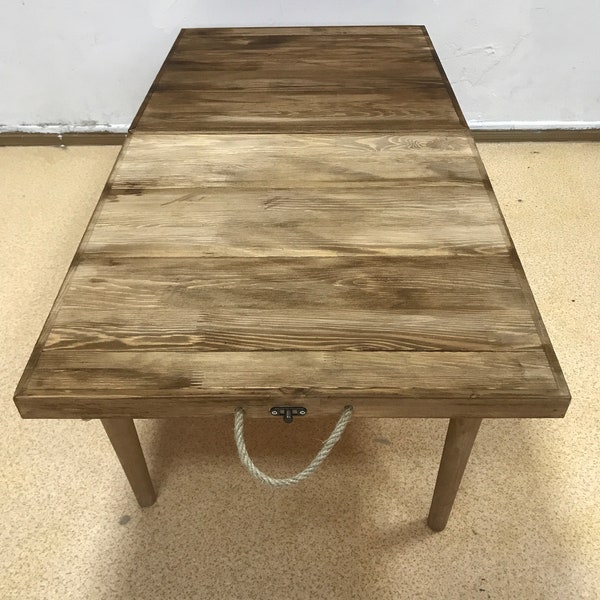 Wood table(22x43ınc)h:13ınch boho table, wooden table, low foldable table,low table, boho picnic table,large garden table