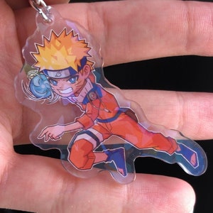 Holographic Naruto Keychain: Naruto