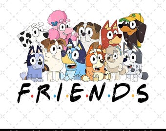 Amigos Bluey PNG, Familia Bluey Png, Archivos de calcomanías, Pegatinas de vinilo, Imagen de auto, Papá Bluey PNG, Mamá Bluey Png, Amigos Bluey, Bingo Bluey Png