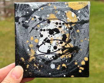 Mini Art Painting - 4"x4" original painting