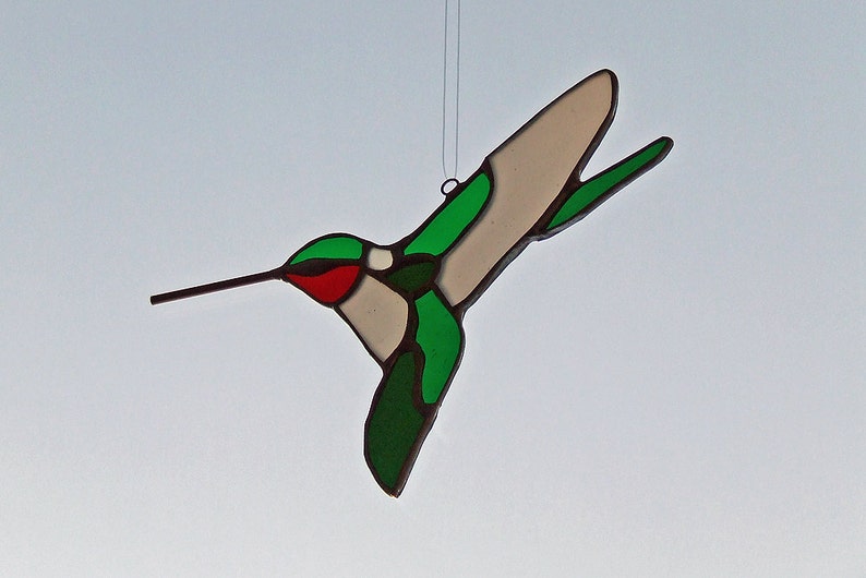 Stained Glass Hummingbird image 3