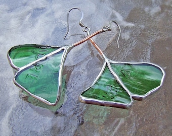 Italiana Birra Ginkgo Leaf Earrings