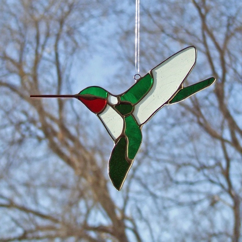 Stained Glass Hummingbird image 4