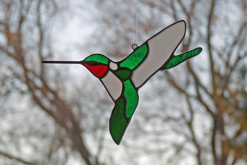 Stained Glass Hummingbird image 1