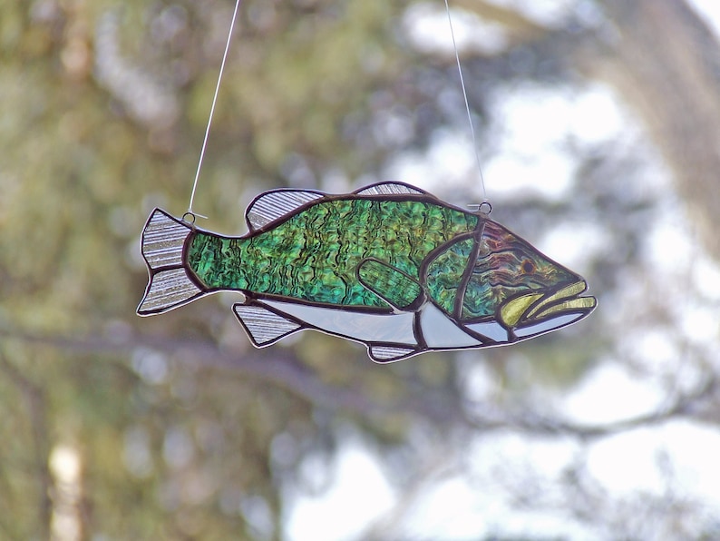 Stained Glass Largemouth Bass image 1